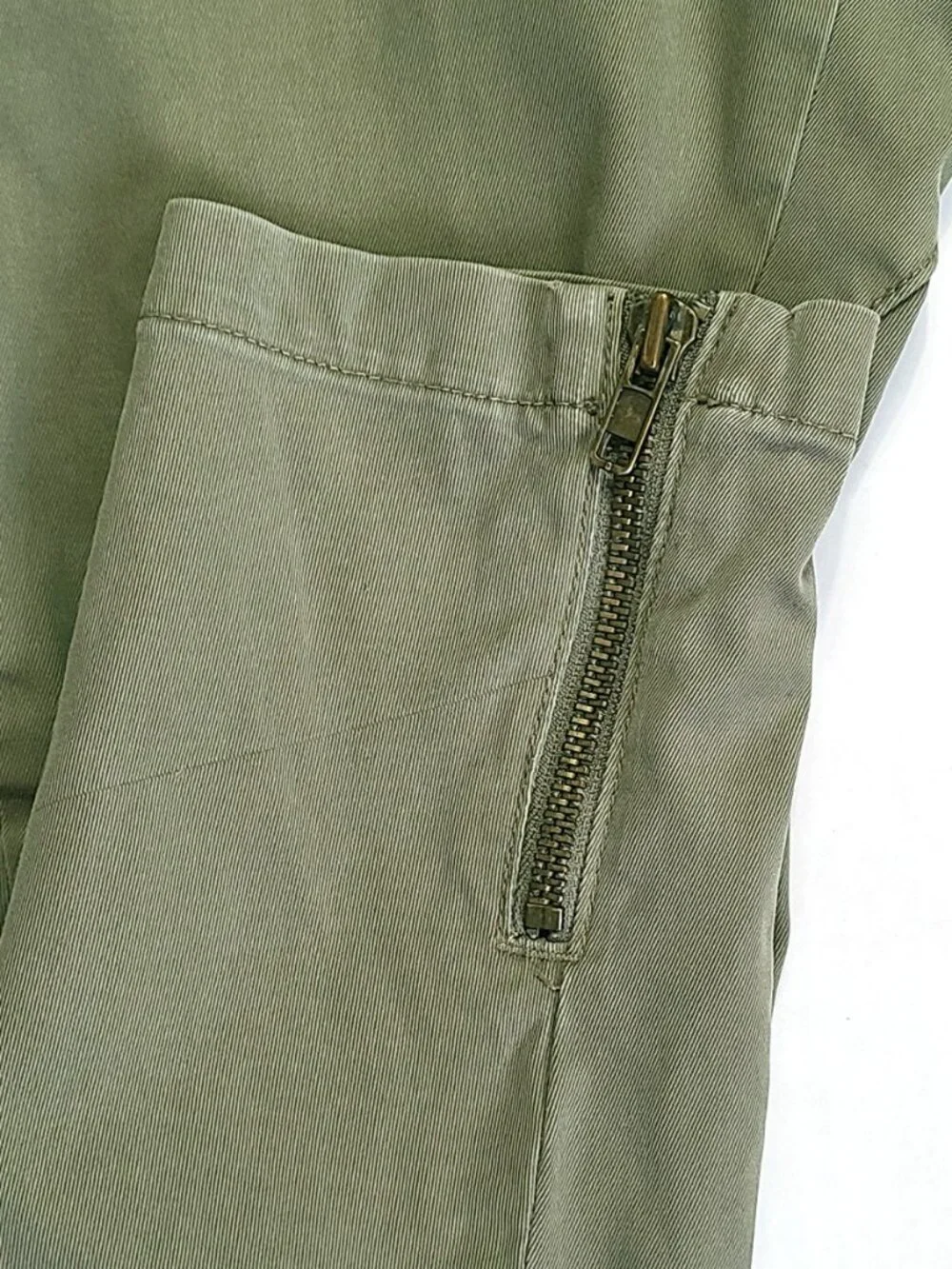 True Religion Drop Crotch Joggers Ankle Zip Tapered Sweatpants Men 33
